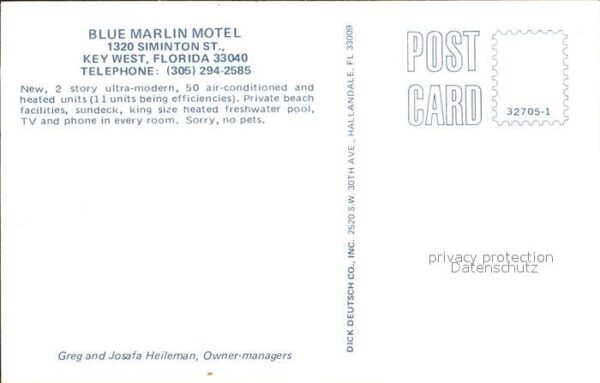 Key West Blue Marlin Motel Swimmingpool – Bild 2
