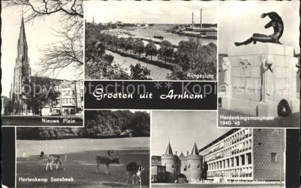 Arnhem Nieuwe Plein Rijngezicht Herdenkingsmon