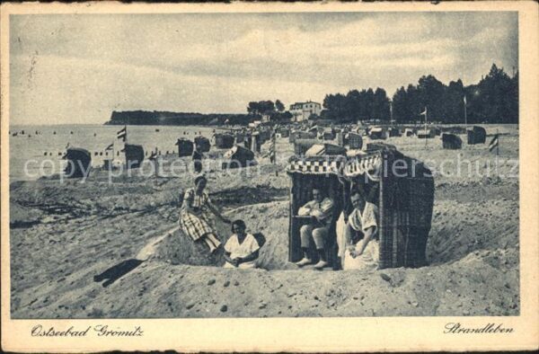 Groemitz Ostseebad Strandpartie