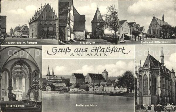 Hassfurt Hauptstr Rathaus Froschturm Ritterkapel