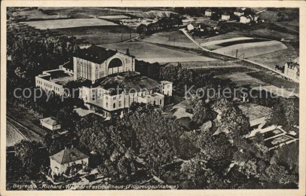 Bayreuth Richard Wagner Festspielhaus Fliegerauf