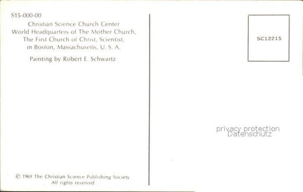 Boston Massachusetts Christian Science Church Center Aerial – Bild 2