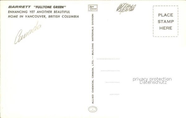 Vancouver British Columbia Barrett Fullton Green – Bild 2