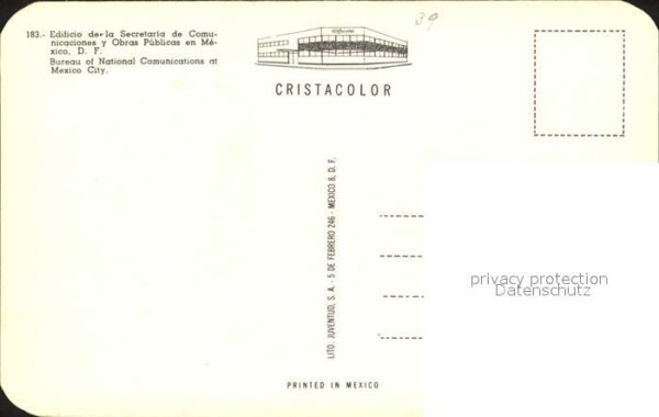 Mexico City Bureau of National Comunications – Bild 2