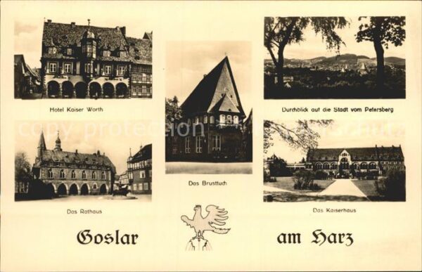 Goslar Hotel Kaiser Worth Rathaus Brusttuch St
