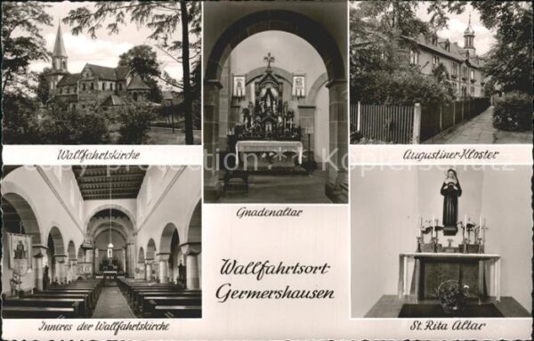 Germershausen Wallfahrtskirche Inneres Augustinerklos