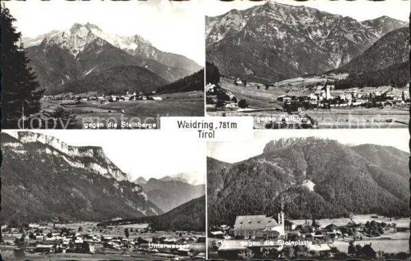 Waidring Tirol Steinberge Fellhorn Unterwasser Steinpl