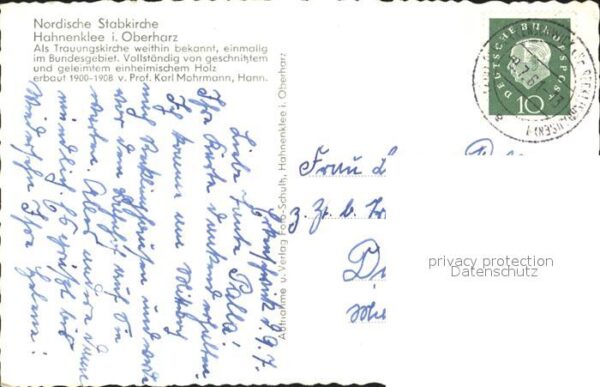 Hahnenklee-Bockswiese Harz Gustav Adolf Kirche – Bild 2