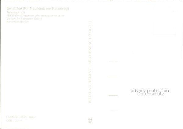 Ernstthal Teilansicht FDGB Erholungsheim Rennstei – Bild 2