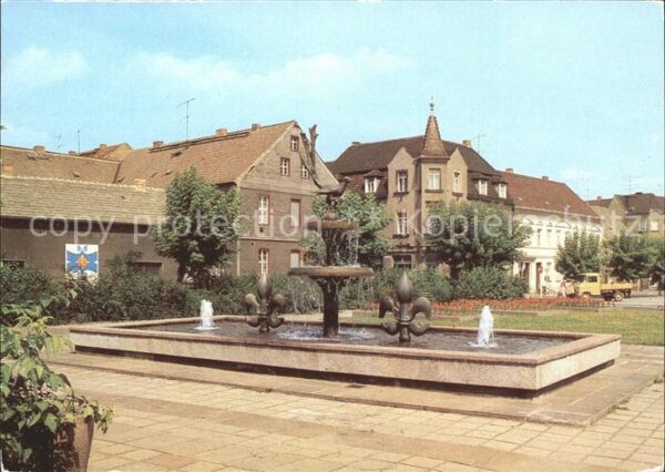 Elsterwerda Elsterbrunnen am Markt