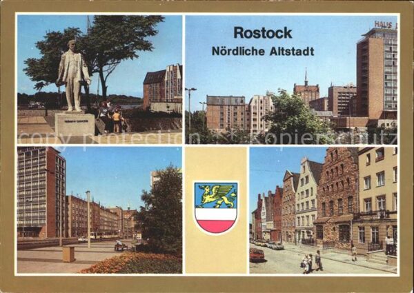 Rostock Hermann Duncker Platz Fischerbastion La