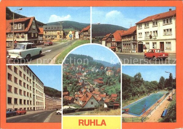 Ruhla PdF Gasthaus zur Traube Uhrenkombinat T