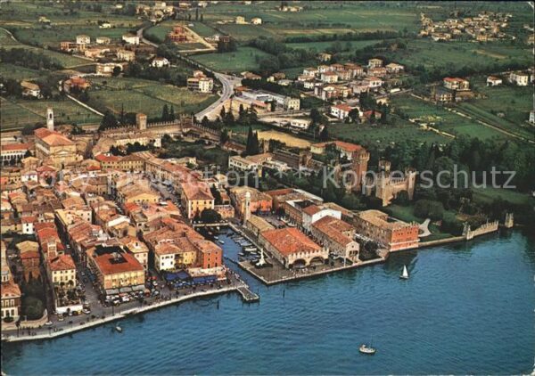 Lazise Lago di Garda Fliegeraufnahme