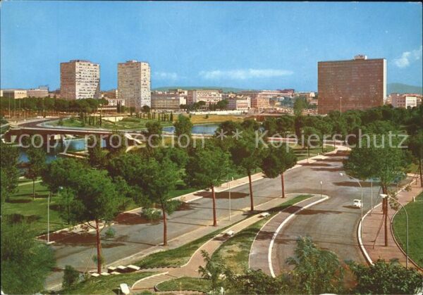Roma Rom Panorama parziale dell EUR
