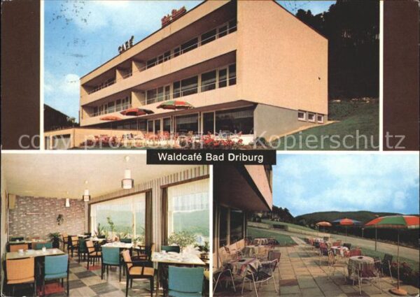 Bad Driburg Waldcafe Bad Driburg Terrasse