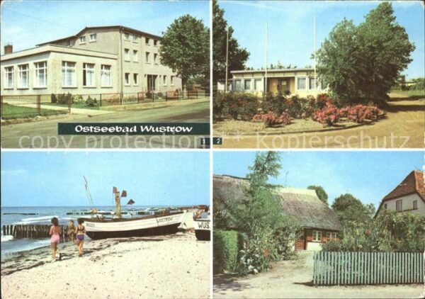 Wustrow Ostseebad FDGB Erholungsheim Am Strand mit Urlaub