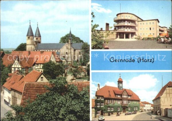 Gernrode Harz Spittelplatz FDGB Heim Fritz Heckert Ra
