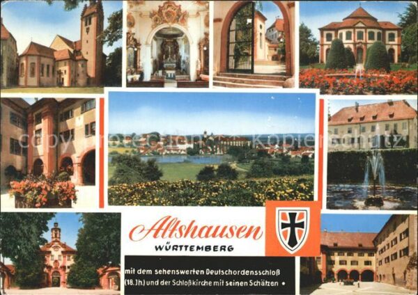 Altshausen Deutschordensschloss mit Schlosskirche