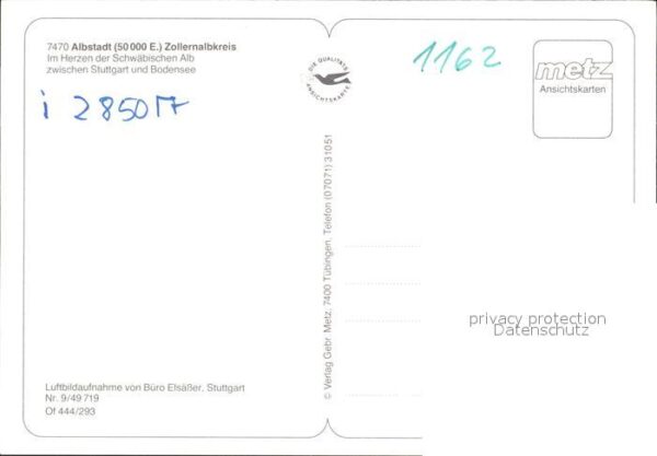 Albstadt Wuerttemberg Fliegeraufnahme – Bild 2