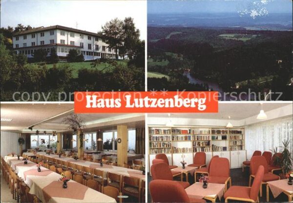 Lutzenberg Althuette Haus Lutzenberg Speisesaal B?cherei Pan