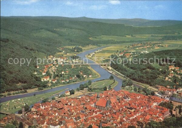 Hann. Muenden Dreiflüssestadt mit Werra Fulda Weser F