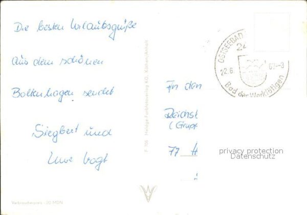 Boltenhagen Ostseebad Strand Bungalows Strassenpartie – Bild 2