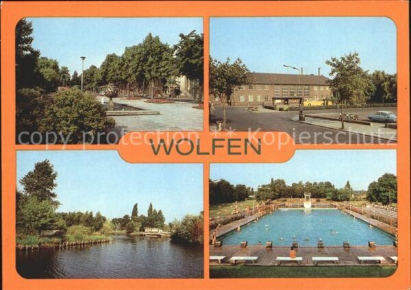 Wolfen Bitterfeld Leipziger Str Bahnhof Gondelteich Schwi