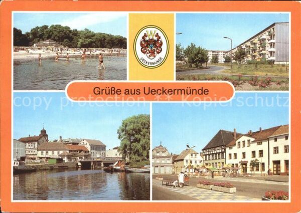 Ueckermuende Haffbad Neubauten Haffstr Hafen Karl Ma