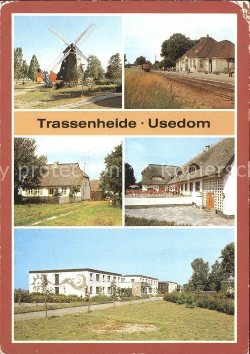 Trassenheide Usedom Mühle Bahnhof Altes Bauernhaus Waldhof