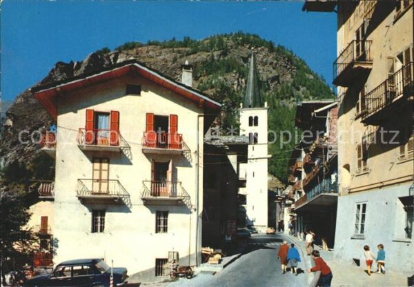 Valtournenche Scorcio panoramico sullo sfondo il cmap