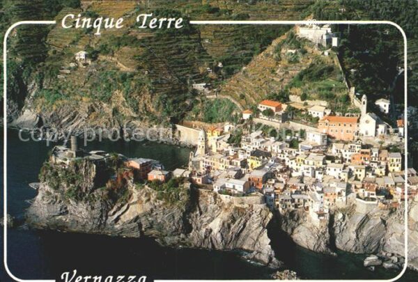 Vernazza Veduta aerea