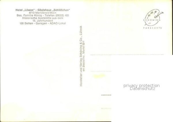 Marktbreit Hotel Löwen Gästehaus Schlösschen – Bild 2
