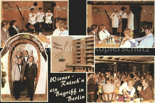 Berlin Wiener Rutschn ein Begriff in Berlin Te