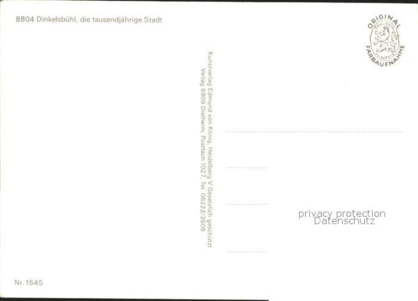 Dinkelsbuehl Denkmal Christoph von Schmid Dorfmotiv – Bild 2