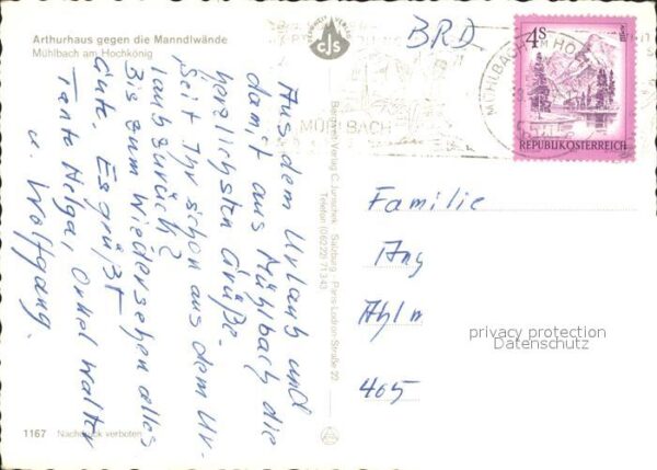Arthurhaus mit Manndlwände am Hochkönig – Bild 2