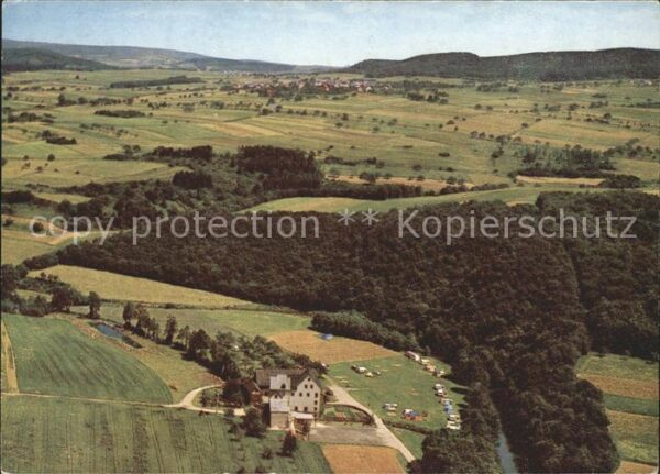 Oberzeuzheim Campingplatz Lochmühle Fliegeraufnahme
