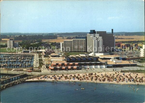Damp Strand Hotels Fliegeraufnahme