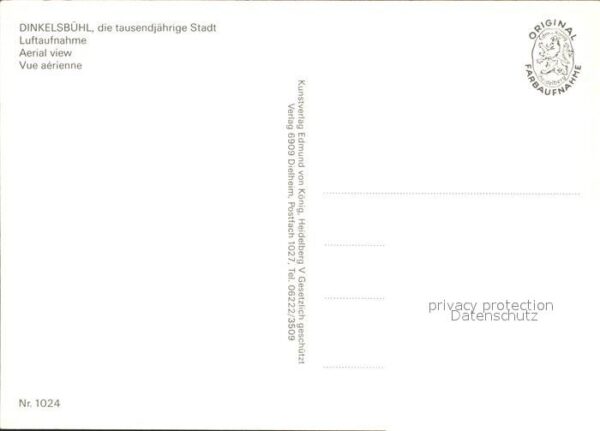 Dinkelsbuehl Fliegeraufnahme – Bild 2