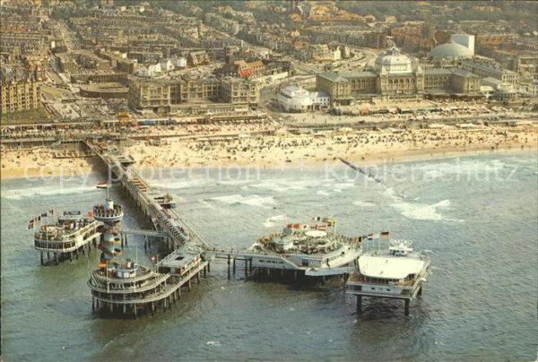 Scheveningen Die Seebrücke Fliegeraufnahme