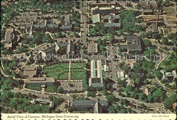 Michigan City Mississippi Fliegeraufnahme Campus State University
