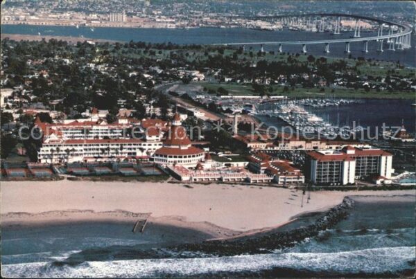Coronado Fliegeraufnahme Hotel del Coronado
