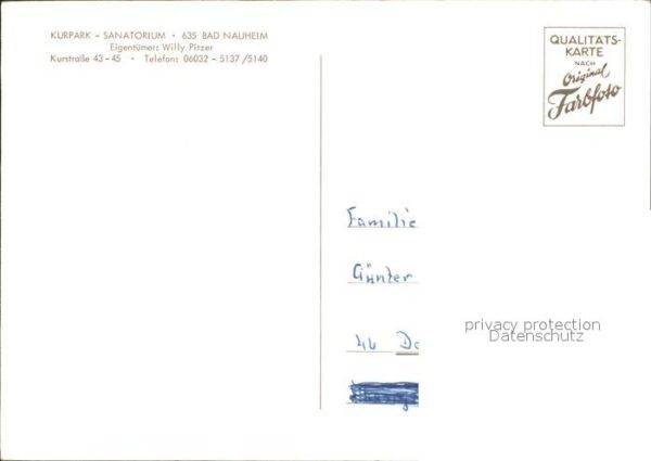 Bad Nauheim Kurpark Sanatorium – Bild 2