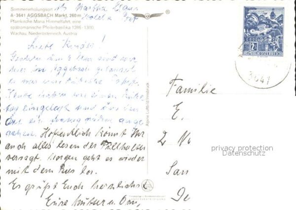 Aggsbach-Dorf Fliegeraufnahme – Bild 2