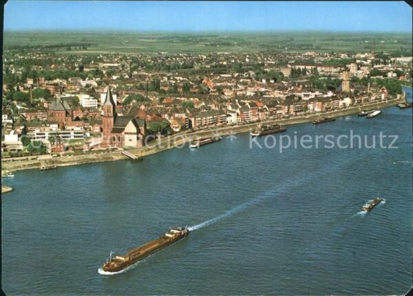 Emmerich Rhein Fliegeraufnahme