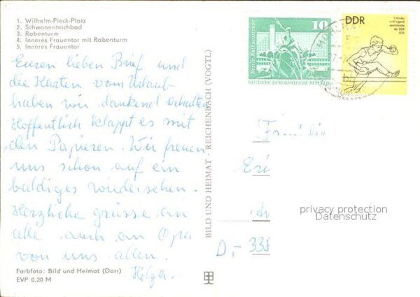 Muehlhausen Thueringen Thomas-Müntzer-Stadt Rabenturm Frauento – Bild 2