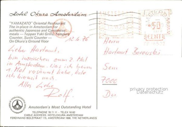 Amsterdam Niederlande Hotel Okura – Bild 2