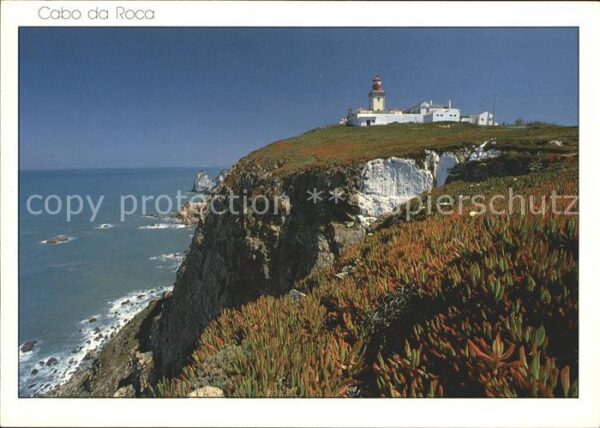 Portugal Cabo da Roca Leuchtturm Steilküste
