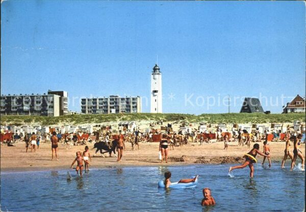 Noordwijk aan Zee  Strand Leuchtturm