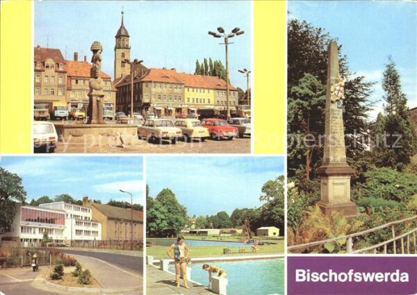 Bischofswerda Kulturhaus Freibad Postsäule