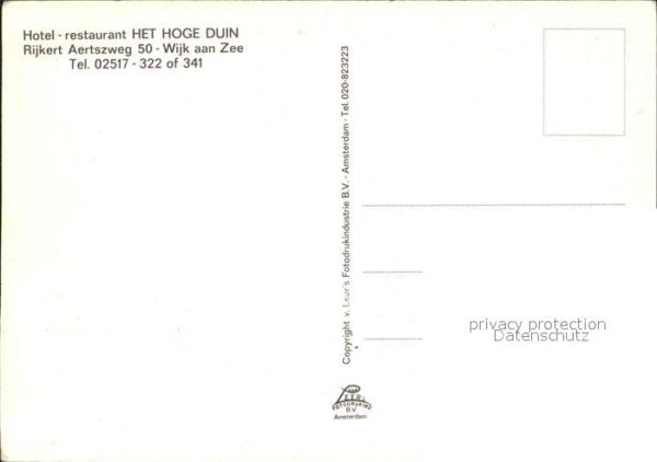 Wijk aan Zee Hotel Restaurant Het Hoge Duin – Bild 2